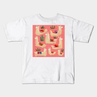 Llamas Kids T-Shirt